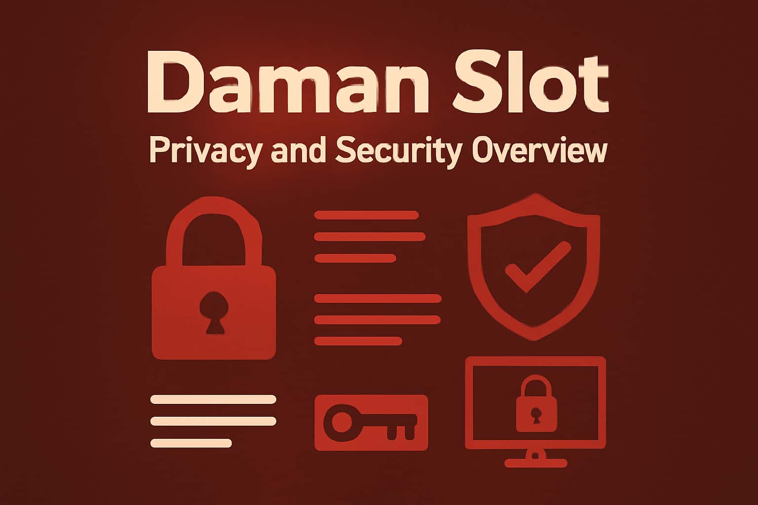 A high-tech visual depiction of privacy and security concepts, highlighting Daman Slot.