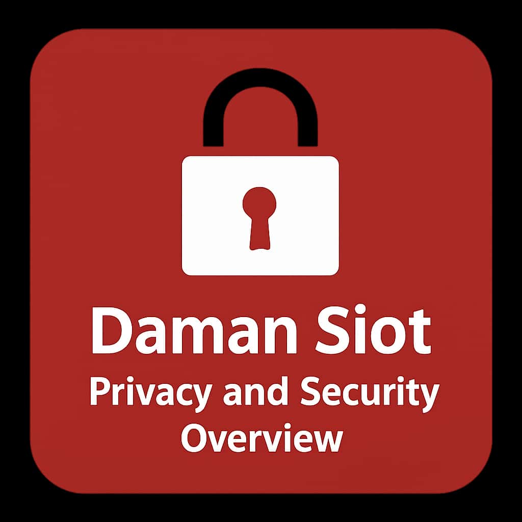 Icon representing Daman Slot, emphasizing privacy and security.