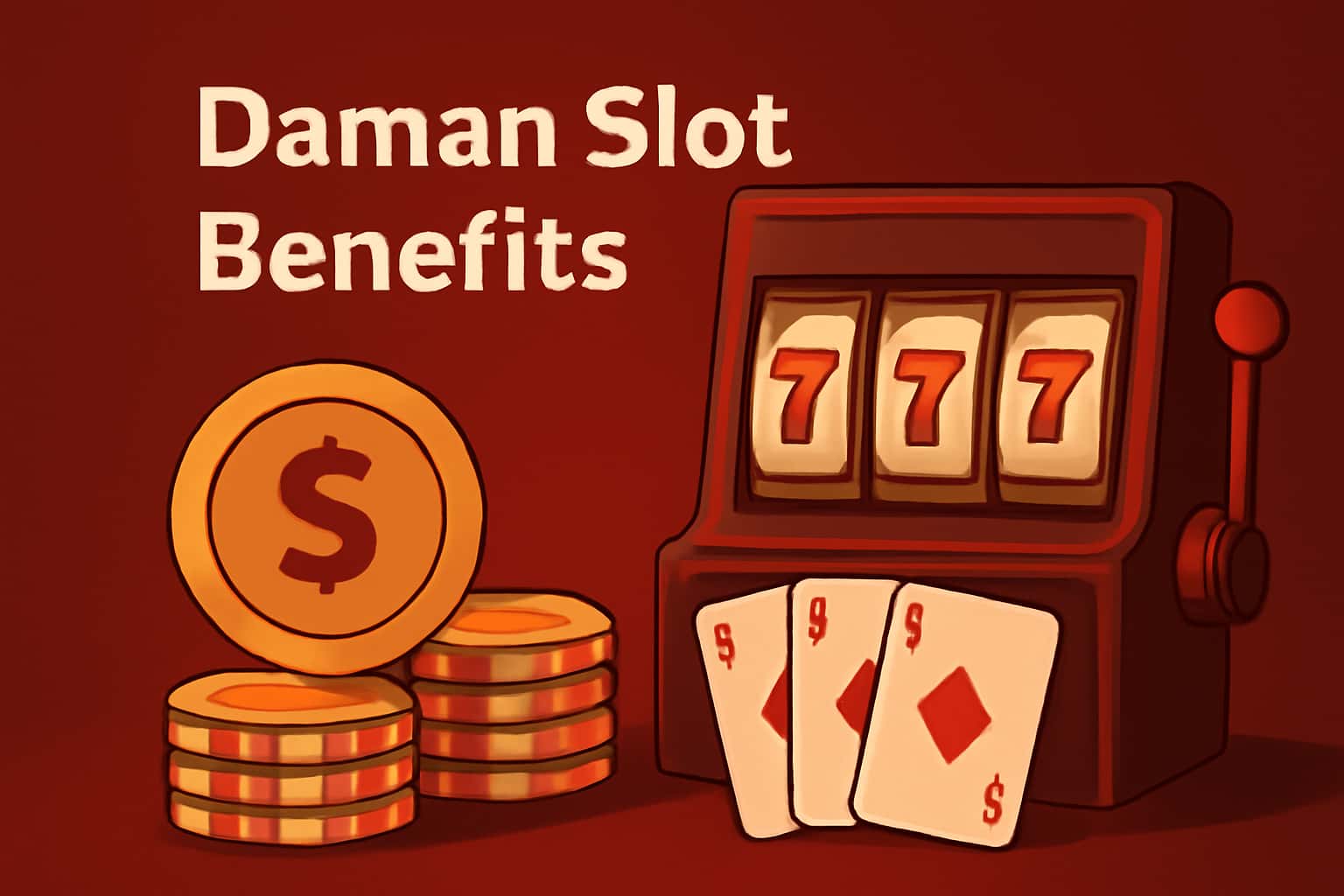 A visual representation of Daman Slot with a focus on its benefits, highlighting technology and user engagement.